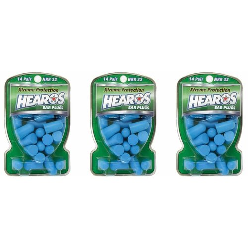 Hearos Ear Plugs Xtreme Protection Series 14 Count (Pack of 3)