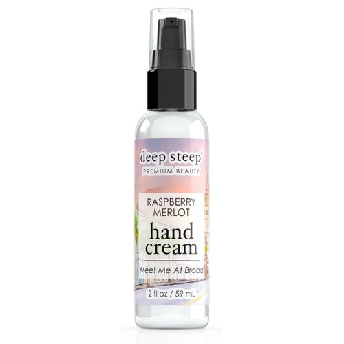 Deep Steep Hand Cream, 2 oz (Raspberry Merlot- Meet Me at Broad)