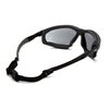 Pyramex Safety Products GB9420STM Isotope Safety Glasses, Gray H2MAX Anti-Fog Lens with Black Frame, Gray, One Size