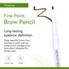 Honeybee Gardens Fine Point Brow Pencil, Chestnut, Long-Lasting Eyebrow Definition, Vegan, Cruelty-Free Beauty