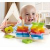 Hape Wooden Double Rainbow Stacker Set| Color Recognition Stacker & Educational Learning Toys for Toddlers