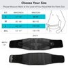 FREETOO Air Mesh Back Brace for Men Women Lower Back Pain Relief with 7 Stays, Adjustable Back Support Belt for Work, Anti-skid Lumbar Support for Sciatica Scoliosis (M(waist:36''-44''), Black)