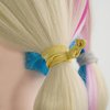 MEEDEE 100 Pack Netural Color Elastic Hair Ties For Women No Crease Soft Elastic Ribbon Hair Ties Knotted Hair Ties No Damage Pony Tails Hair Ties Ouchless Hair Ties Yoga Hair Ties Elastic Bracelets