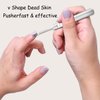 Professional Stainless Steel Cuticle Pusher, Finger Cuticle Fork Pusher, Trimmer Dead Skin Nails Cleaner Remover, Nail Art Manicure Tool for Unisex Adult