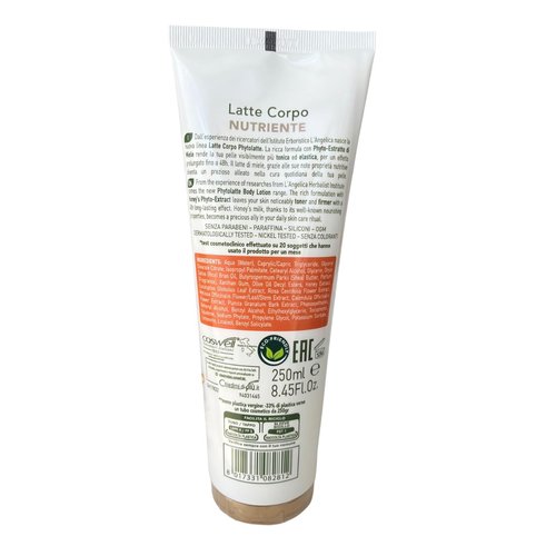 L'Angelica Body Lotion with Milk and Honey Intensive Nourishment 48h 250 ml (8.4 Fl Oz) 1 unit - Made in Italy [italian import]