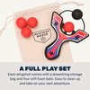 Mischief Maker® Racing Wooden Toy Slingshot and Soft Foam Balls