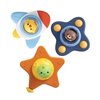 3PCS Suction Cup Spinner Toy for Toddlers,Travel Spinning Toys Sensory Toys for Babies,Bath Toy Birthday Gifts for Kids (Universe)