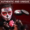 ZHISHUDL Clown Makeup Kit Black White Red Face Body Paint Palette Halloween Makeup Kit for Sfx Joker Zombie Cosplay Vampire Makeup