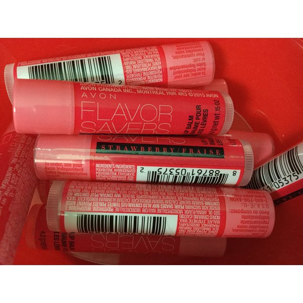 Avon Flavor Savers Lip Balm Strawberry (Lot of 10)
