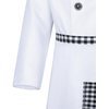 Kids Chef Costume for Boys Girls Kitchen Cooking Party Cosplay 3-4T Black