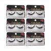 Cat EYE False Eyelashes 403 Black 6 PAIR PACK ~ featuring a dramatic cat-eye effect and a crisscross pattern for added volume and length