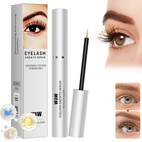 1PC Lash Serum,Eyelashes Growth Serum,Lash Serum for Eyelash Enhance,Boost Eyelash Growth Serum,Gentle Formula for Longer, Fuller, and Thicker Lashes & Brows（3ml）