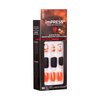 KISS imPRESS Limited Edition Halloween Press-On Nails, Glow-In-The-Dark, PureFit Technology, ‘Hey boo-tiful’, with Prep Pad, Mini File, Cuticle Stick, & 30 Fake Nails