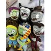 JHESAO 6 PCS PVZ Plushies RA Plants and Zombies Plush Sets Toy Guitar, Pirate Zombies 1 2 Stuffed Soft Archmage Zombie Doll, Football Zombie PVZ Plush Figure Doll Cowboy Zombies New
