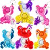 Roaqua 30 Frog Fidget Pop Gifts Prizes For Kindergarten Kids,Bulk Mini Birthday Graduation Summer Party Favors for Classroom students