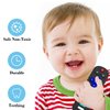 Baby Teether Toy, TV Remote Control Shape Teething Baby Toys for Infants, Baby Chew Remote Teether Toys for Babies 3-24 Months,BPA Free(Black)