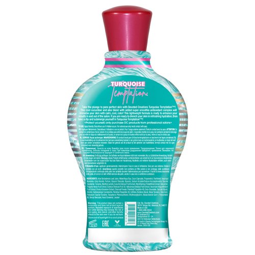 Devoted Creations Turquoise Temptation Indoor and Outdoor Tanning Lotion 12.25 oz
