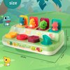 Cause and Effect Toy for 1 Year Old, Pop Up Dinosaur Toys, Montessori Developmental Toy for Baby Interactive Sensory Toy for Toddlers 1-3, Early Learning Toys for 6-9-12 Months Girl Boy Birthday Gifts