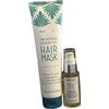 Trader joes Hair oil (1 fl oz) and Shea Butter & Coconut Oil Hair Mask (5.1 fl oz) - one of each