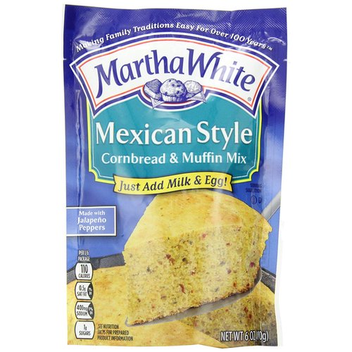 Martha White Mexican Style Corn Bread & Muffin Mix (6 oz) 3 Pack