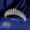 Didder Silver Tiaras and Crowns for Women Girls Birthday Wedding Tiara and Crown for Bride Stunning Rhinestone Tiara Headband Pageant Prom Queen Crown Quinceanera Halloween Party Costume Princess