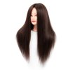 Mannequin Head Human Hair - 26 Inch Mannequin Head with Hair and Stand, Mannequin Head for Kids, Cosmetology Mannequin Head, 60% Real Hair Mannequins to Practice on, Doll Head for Hair Styling