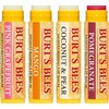 Burt's Bees 100% Natural Moisturizing Lip Balm, Superfruit - Pink Grapefruit, Mango, Coconut & Pear, Pomegranate - 4 Tubes