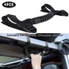 4 x Roll Bar Grab Handles Grip Handle for Jeep Wrangler YJ TJ JK JKU JL JLU Sports Sahara Freedom Rubicon X & Unlimited 1955-2024 (Black)