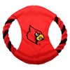 Pet Goods Manufacturing DISCRP-061 NCAA Louisville Cardinals Rope Disc Dog Toy