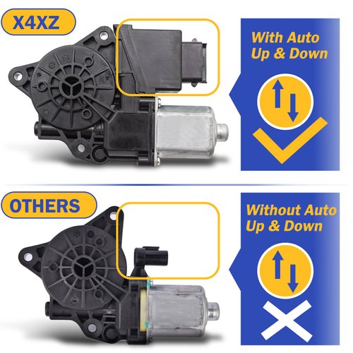 OEM Quality Power Window Motor for 2016-2020 Hyundai Tucson Front Left LH Driver Side with Auto Up & Down 82450D3010 82450D3011