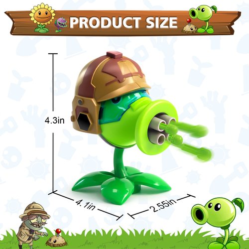 Maikerry Plants Toys PVC,4.5in Tall Toys and Zombies vs Toys,Great Christmas,Birthday,Gifts for Boys and Girls