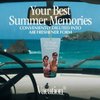 Vacation Air Freshener 3-Pack, Award Winning Vacation Sunscreen Scent, Car Air Fresheners for Women + Men, Closet, Drawer and Purse Freshener, Air Freshener for Home, Office Scent For Desk (Pack of 3)