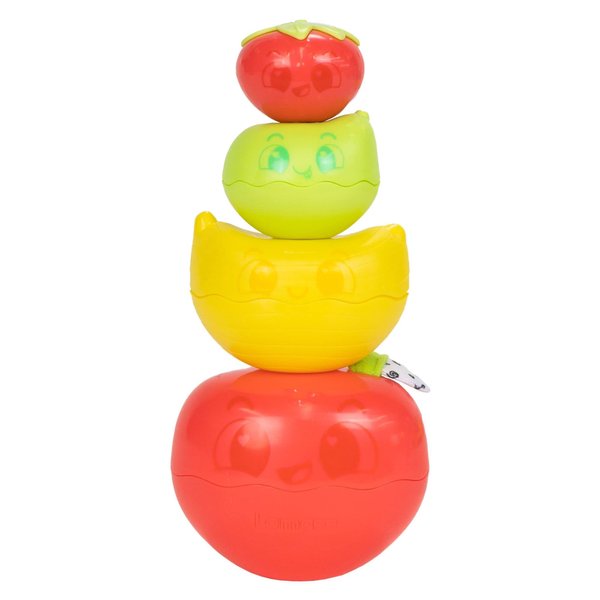 Lamaze Stack & Nest Fruit Pals – Nesting and Stacking Play Food Toys – Colorful Baby Stacking Toys - Toddler Stacking Toys - Baby Sensory Toys Ages 12 Months and Up