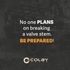 Colby Valve XL Emergency Valve Stem - installs from Outside of The Wheel