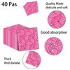 40Pcs Western Cowgirl Cowboy Party Napkins Western Cowgirl Cowboy Theme Party Paper Napkins Disposable Party Napkins Set Western Cowgirl Cowboy Paper Luncheon Napkins Western