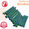 Bonka Bird Toys Pk 12 Halloween Finger Traps (5.50" x 0.75") Bird Foot Talon Craft Part Cage Toy, Conure, African Grey, Pionus, and Similar (2541 Orange)