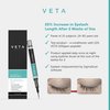 Lash and Eyebrow Serum. Powerful Eyelash Growth Water-Based Serum Formula for 25% Longer Lashes with Soy Protein Repair, Vitamin C Complex and Collagen Boost. Results in 4 Weeks - 1 fl oz - Veta