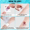 Qpout Ocean Animals Temporary Tattoos for Kids, Sea Life Fake Tattoos for Kids Party Favors, Dolphin Shark Octopus Fish Starfish Tattoo Stickers, Baby Shower Boys Girls Birthday Gifts Bags Filler