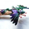 3D Printed Model with Wing Bird,Flexible archaeopteryx Statue,Movable Joints,Home Office Decor,Interesting Toys for Autism/ADHD,Festival Gifts toco,Fidget Toys, Executive Desk Animals Toy, Purple