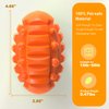 Doudele Squeaky Dog Toys Dog Toys Dog Toys for Aggressive chewers Dog Toy Puppy Toys Interactive Dog Toys Dog chew Toys Puppy Essentials pet Supplies (Orange)