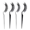 12Pcs False Eyelash Display Stick lash applicator Eyelash Holder,Lash Display Stick Graft Eyelash Applicator Effect Exhibition Auxiliary False Eyelash Holder for Eyelash Extensions.