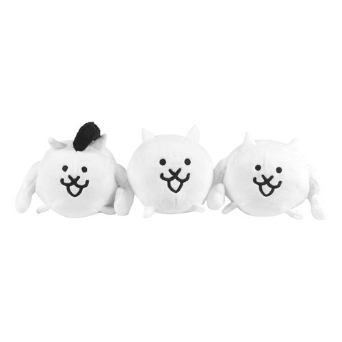 にゃんこ大戦争 PONOS Official The Battle Cats Plush - Cat Evolutions Set Plushie - 5 Inch Collectible Battle Cats Soft Stuffed Animals