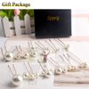 Sppry Wedding Pearl Hair Pins (12PCS) - U Shaped Hair Accessories for Bridal Women (Gold)