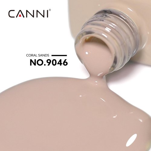 CANNI Nude Gel Nail Polish, 1Pcs Nude Gel Polish Nude Light Brown Grey Color Nail Polish Gel High Gloss Soak Off U V Gel Nail French Nail Manicure Salon DIY