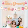 KatchOn, Cute Two Groovy Banner - 10 Feet, No DIY | Two Groovy Party Decorations | 2 Groovy Birthday Banner, Two Groovy Birthday Decorations | Hippie Party Decor, 2 Groovy Birthday Party Decorations