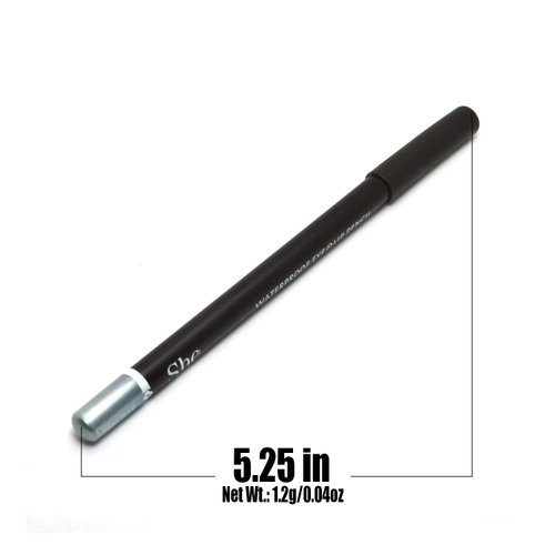 She Makeup 1 WP05 BABY BLUE WaterProof Eye & Lip Liner Pencil Eyeliner Lipliner 0.04 oz / 1.2g + Zipper Bag