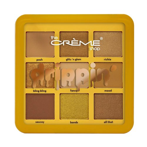 The Crème Shop Drippin' 9 Color Palette | Brown Eyeshadow Palette | Matte & Shimmer Eyeshadow Palette | Natural Eyeshadow Palettes