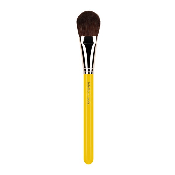 Bdellium Tools Professional Makeup Brush - Studio Series 960 Precision Blusher - With Mix of Soft Synthetic & Natural Fibers, For Pop of Color to the Cheeks (Yellow, 1pc)