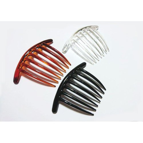 3 PCS FRENCH TWIST HAIR COMB CLASSIC COLER MIX 7 TOOTH IT DELUXE.