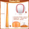 Inflatable Baseball Bat and Ball, 3Pcs Baseball Beach Ball Set Including 2Pcs 40 Inch Inflatable Bat and 1Pcs Baseball Beach Ball for Baseball Party Sports Game